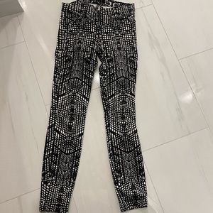 J brand cool black and white pants
